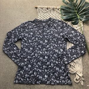 Columbia Printed Thermal Long Sleeve Top Size Small